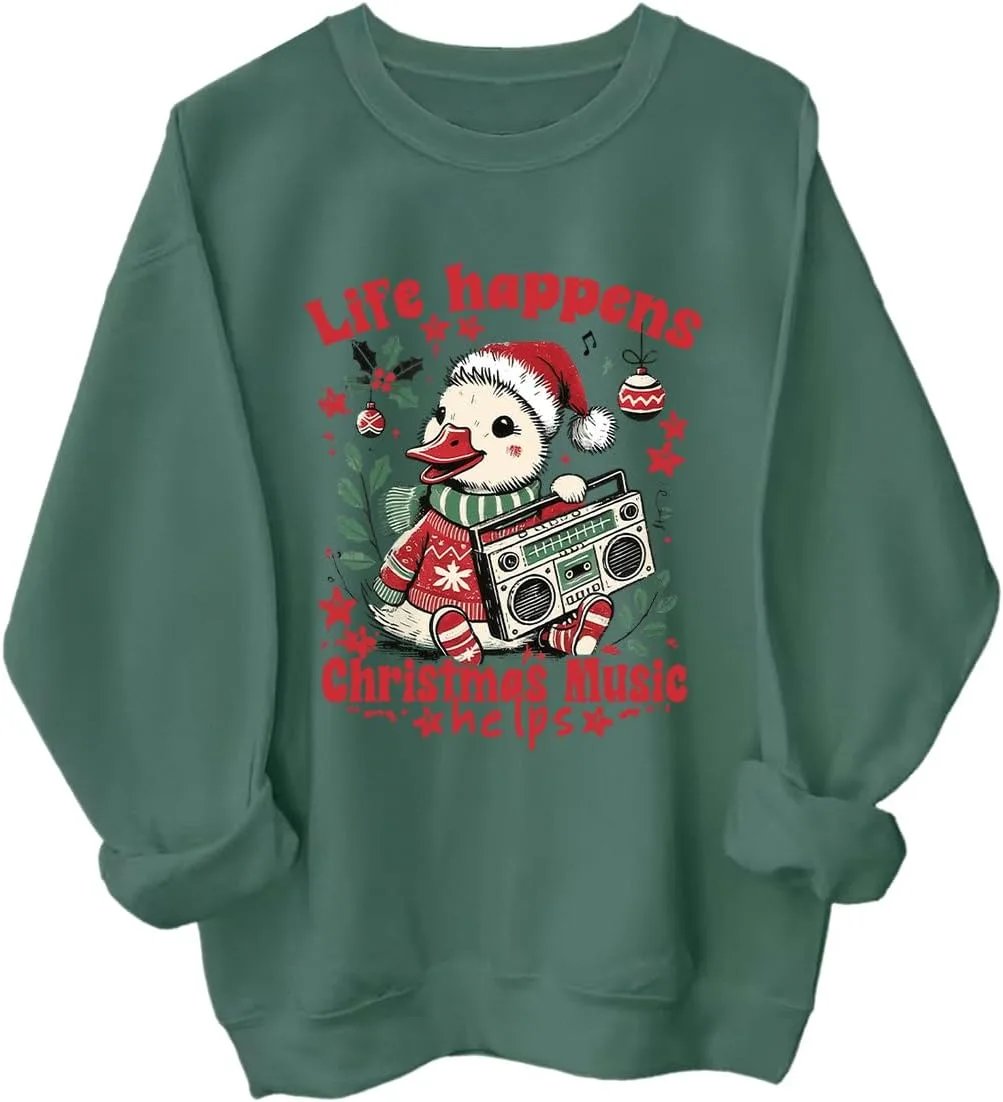 Толстовка Life Happens Christmas Music Helps
Толстовка Life Happens Christmas Music Helps