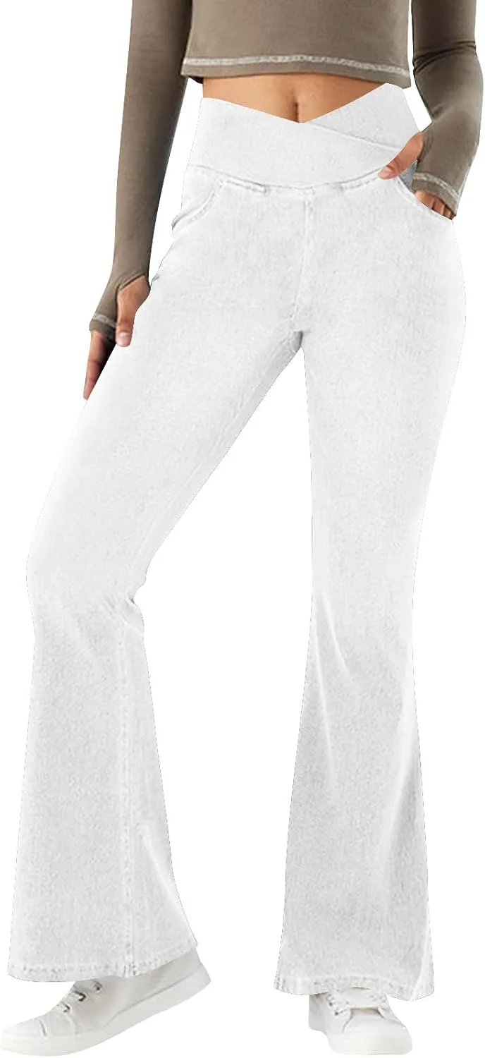 Женские джинсы с высокой талией и расклешенными штанинами HGps8w
Женские джинсы с высокой талией и расклешенными штанинами HGps8w