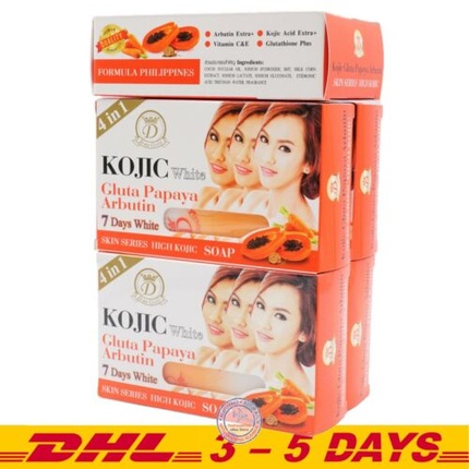 Мыло Kojic White Papaya Arbutin Soap 4 in 1 by Natural Soap 160g
Мыло Kojic White Papaya Arbutin Soap 4 in 1 by Natural Soap 160g
