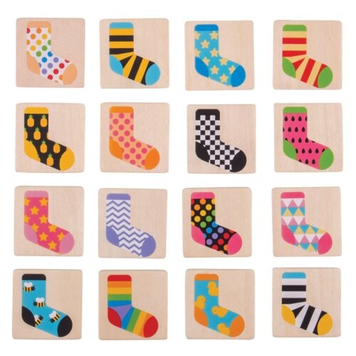 Носки, игра на память, Bigjigs
Носки, игра на память, Bigjigs