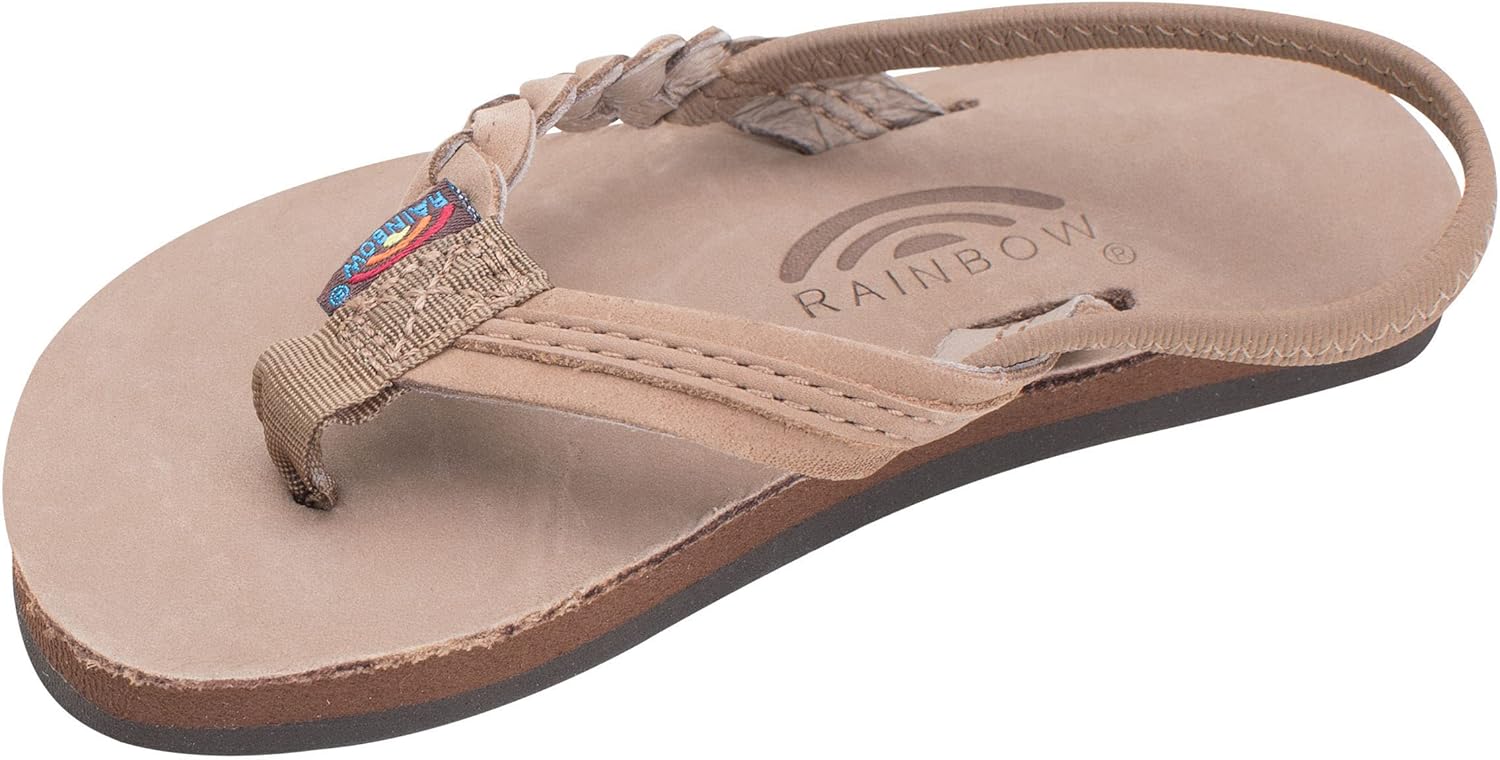 Детские сандалии Rainbow, один слой, премиум-кожа, плетеный ремешок Flirty Braidy Rainbow Sandals, темно-коричневый
Детские сандалии Rainbow, один слой, премиум-кожа, плетеный ремешок Flirty Braidy Rainbow Sandals, темно-коричневый