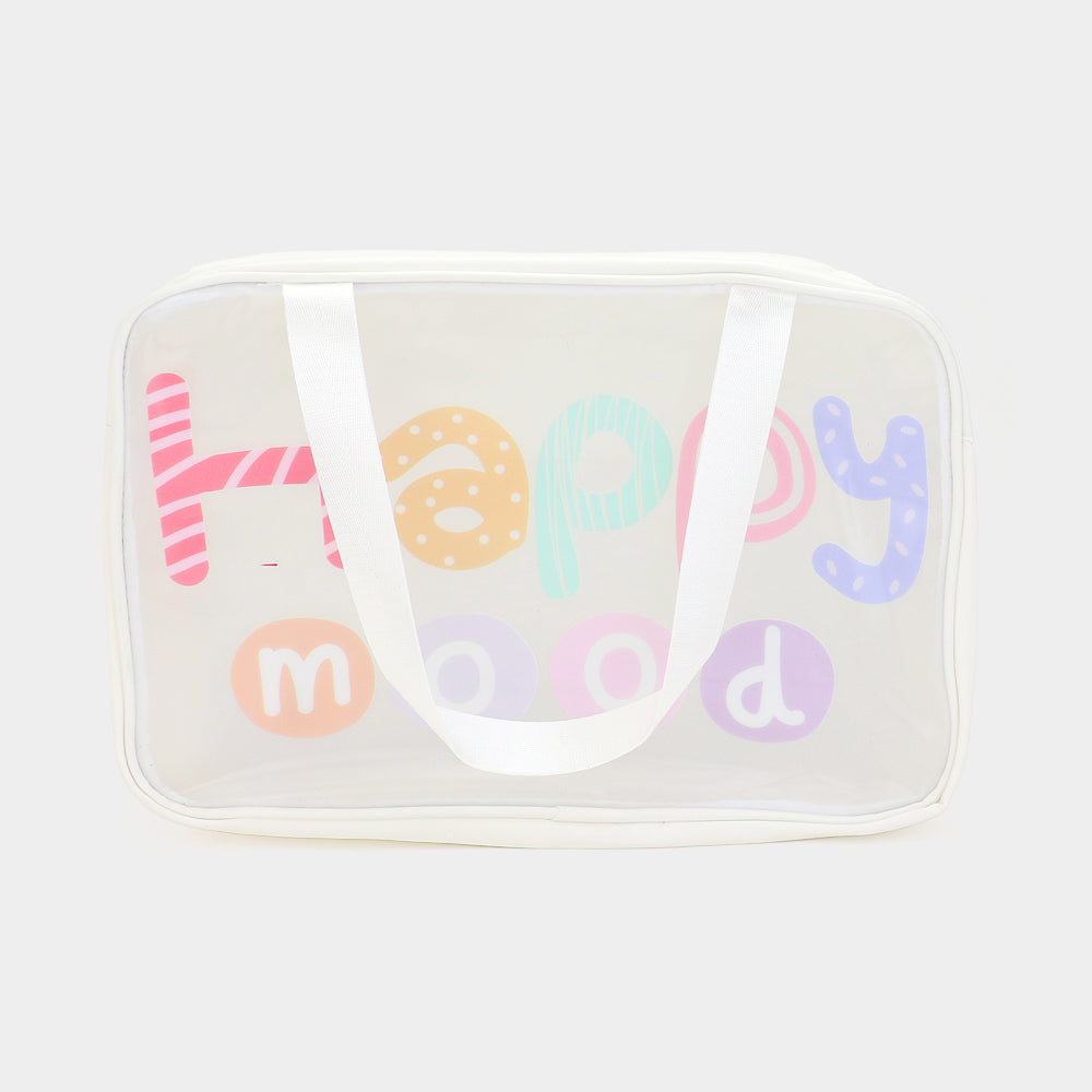 Сумка-шопер с принтом Happy Mood и прозрачной сетчатой секцией FASHNZFAB, белый
Сумка-шопер с принтом Happy Mood и прозрачной сетчатой секцией FASHNZFAB, белый