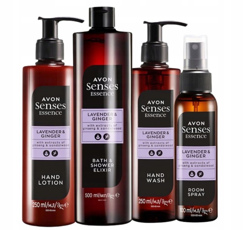 Набор из 4 косметических средств AVON с лавандой и имбирем Levender and Ginger Sesnes Essence
Набор из 4 косметических средств AVON с лавандой и имбирем Levender and Ginger Sesnes Essence