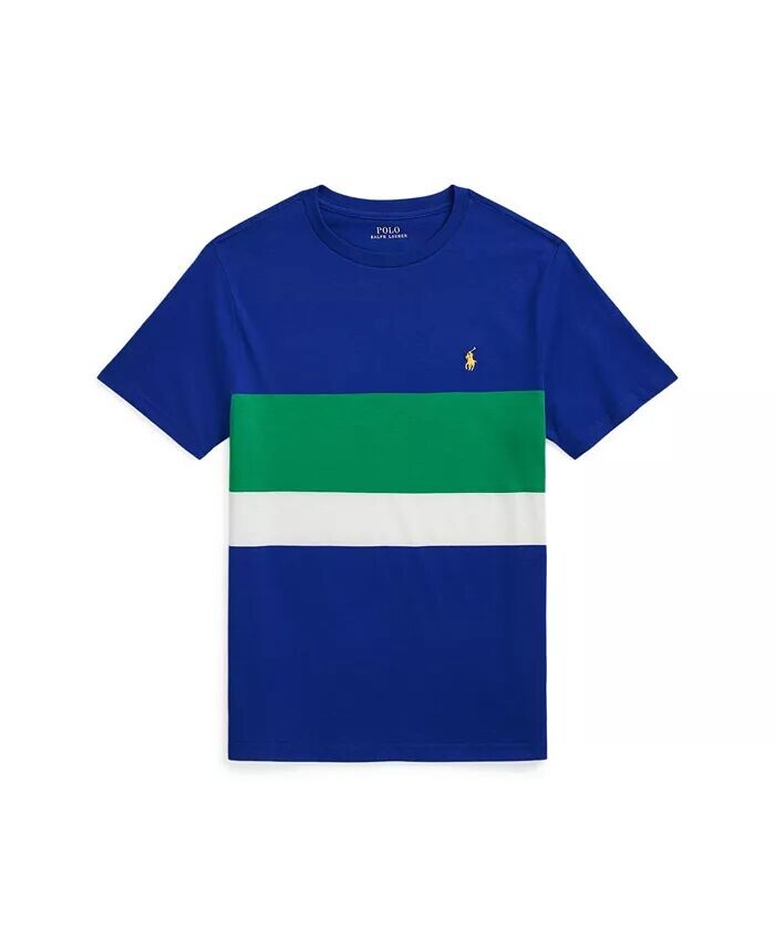 Футболка из хлопкового джерси в полоску для мальчиков Big Boys Polo Ralph Lauren, мультиколор
Футболка из хлопкового джерси в полоску для мальчиков Big Boys Polo Ralph Lauren, мультиколор