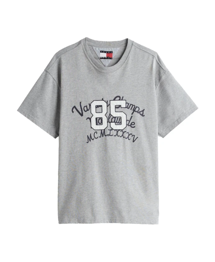 Хлопковая футболка с логотипом, короткий рукав. Tommy Jeans, серый
Хлопковая футболка с логотипом, короткий рукав. Tommy Jeans, серый