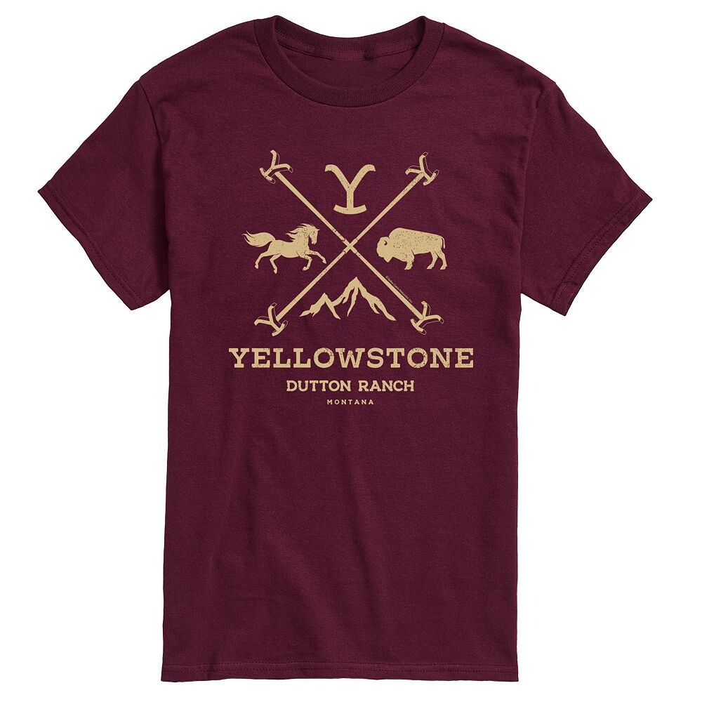 Мужская футболка с графическим логотипом Yellowstone Branding Iron Badge, цвет Maroon
Мужская футболка с графическим логотипом Yellowstone Branding Iron Badge, цвет Maroon