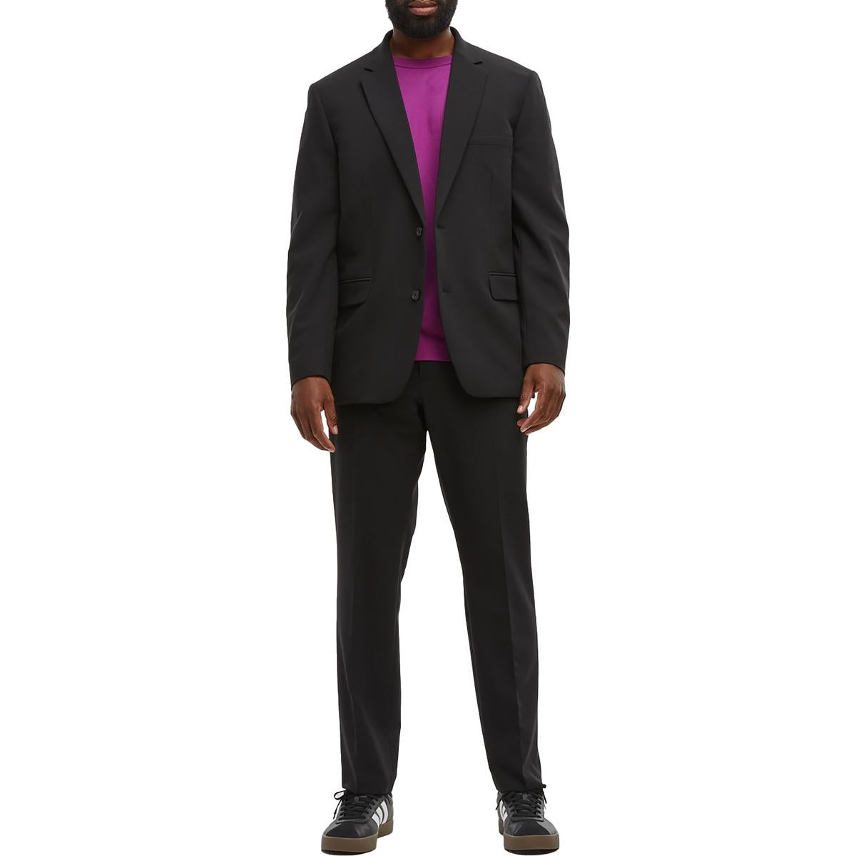 Мужской костюм с воротником-стойкой, раздельный блейзер на двух пуговицах Mode of One, цвет deep black
Мужской костюм с воротником-стойкой, раздельный блейзер на двух пуговицах Mode of One, цвет deep black