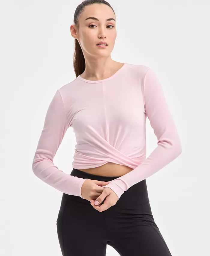 Женский мягкий топ в рубчик с длинными рукавами ID Ideology, розовый
Женский мягкий топ в рубчик с длинными рукавами ID Ideology, розовый