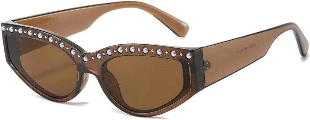 Солнцезащитные очки с защитой от УФ-излучения UV400 | «Кошачий глаз», маленькая оправа | Линзы конфетных цветов | Для женщин и мужчин | Для занятий спортом на открытом воздухе и вождения DSVIGF, Brown
Солнцезащитные очки с защитой от УФ-излучения UV400 | «Кошачий глаз», маленькая оправа | Линзы конфетных цветов | Для женщин и мужчин | Для занятий спортом на открытом воздухе и вождения DSVIGF, Brown