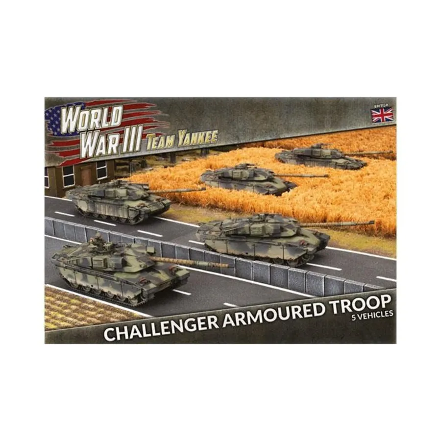 Бронетанковый отряд Челленджер (пластик), Team Yankee - World War III - British Army (1:100)
Бронетанковый отряд Челленджер (пластик), Team Yankee - World War III - British Army (1:100)
