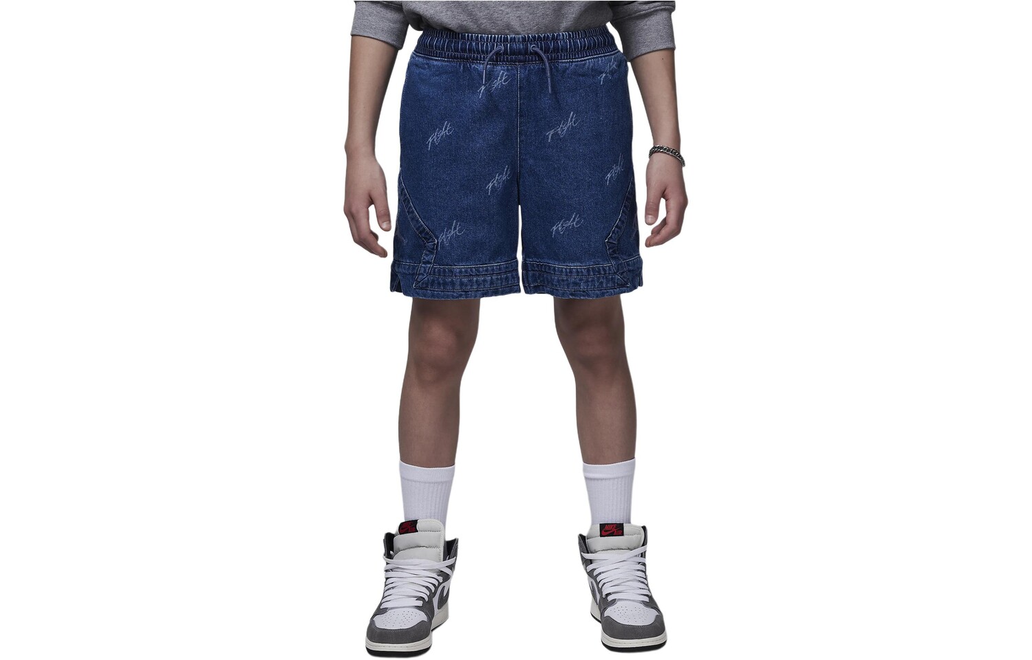 Дети Шорты Jordan, синий/серый 
Дети Шорты Jordan, синий/серый