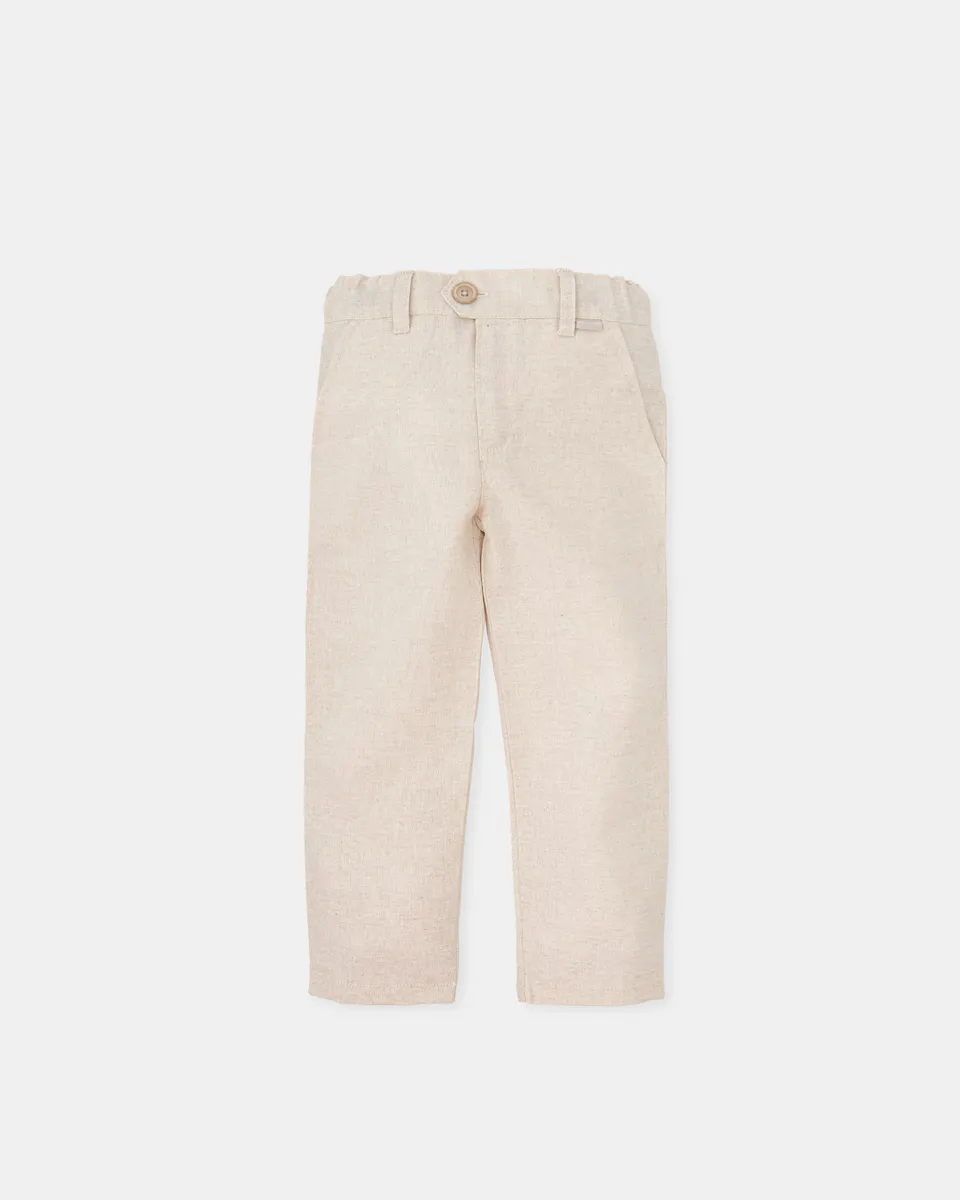 Льняные брюки для мальчика с петлями для ремня на талии Tutto Piccolo, бежевый
Льняные брюки для мальчика с петлями для ремня на талии Tutto Piccolo, бежевый