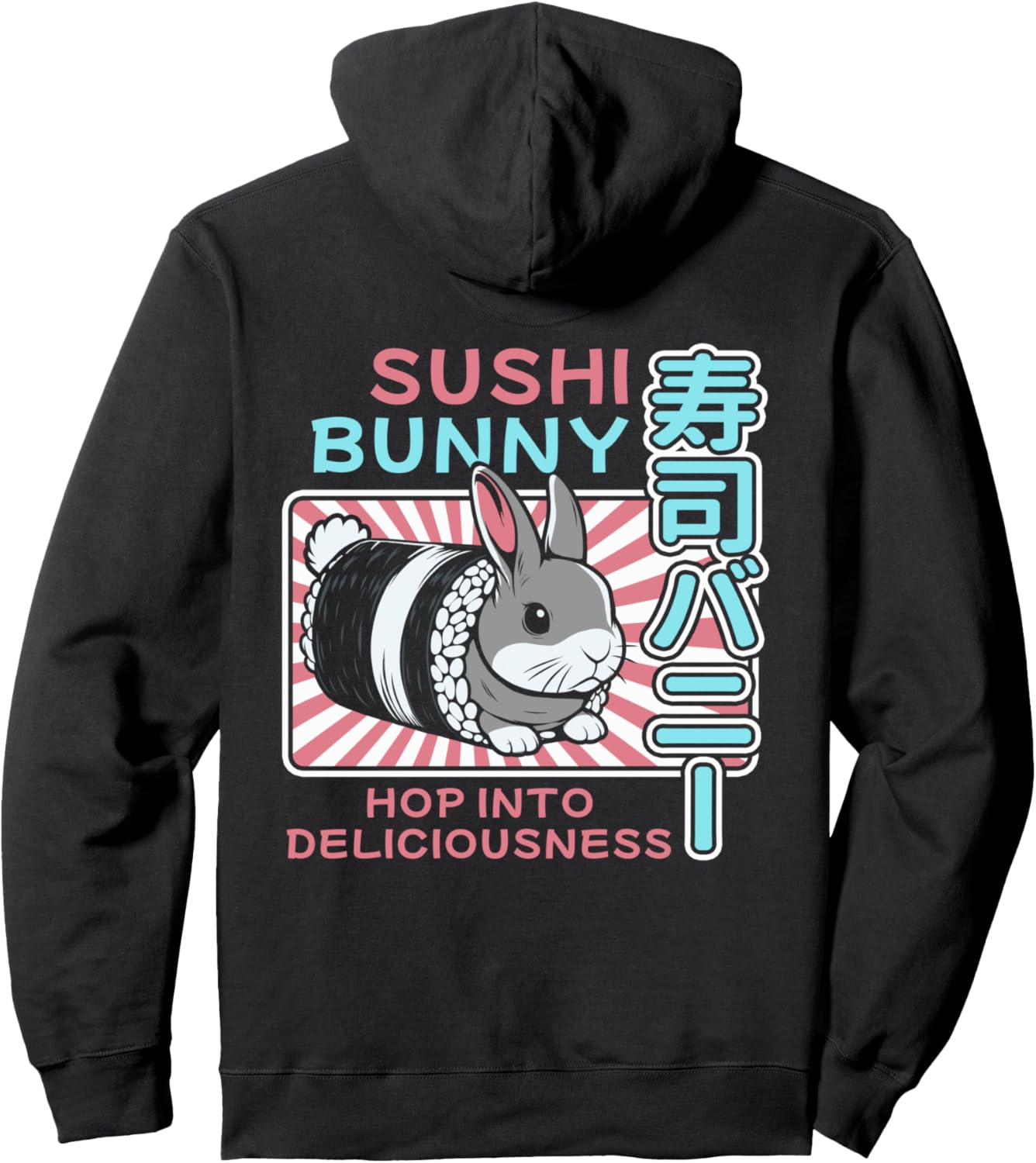 Худи с изображением японского кролика-суши Sushi Japanese Food Bunny Sashimi Bunnies Hare, черный
Худи с изображением японского кролика-суши Sushi Japanese Food Bunny Sashimi Bunnies Hare, черный