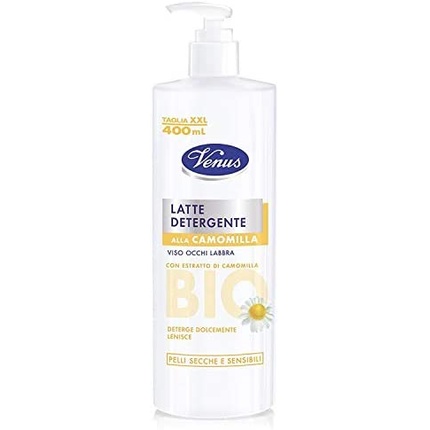 Органическое очищающее молочко с ромашкой 400 мл Venus 
Органическое очищающее молочко с ромашкой 400 мл Venus