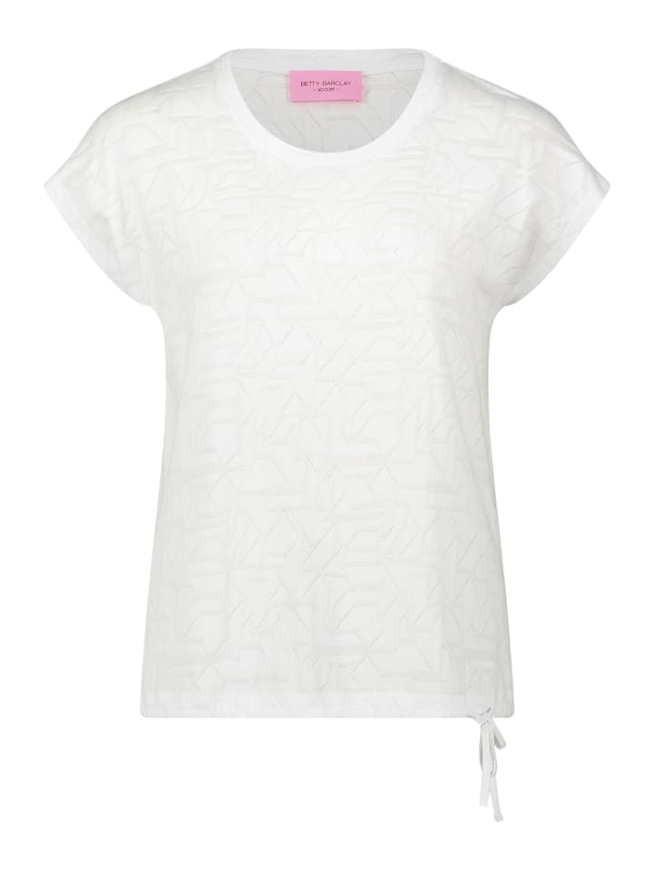 Текстурированная рубашка с завязками белого цвета Betty Barclay
Текстурированная рубашка с завязками белого цвета Betty Barclay