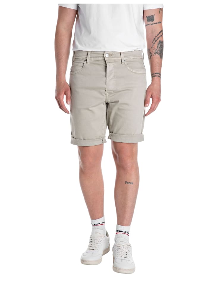 Тканевые шорты Replay, бежевый
Тканевые шорты Replay, бежевый