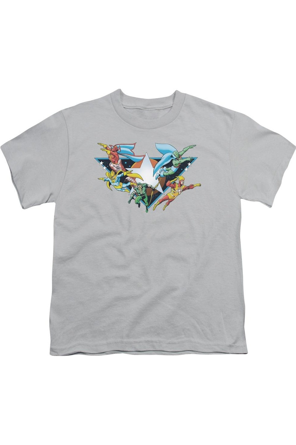 Футболка DC Comics Star Power с коротким рукавом для детей Gildan, серебряный
Футболка DC Comics Star Power с коротким рукавом для детей Gildan, серебряный