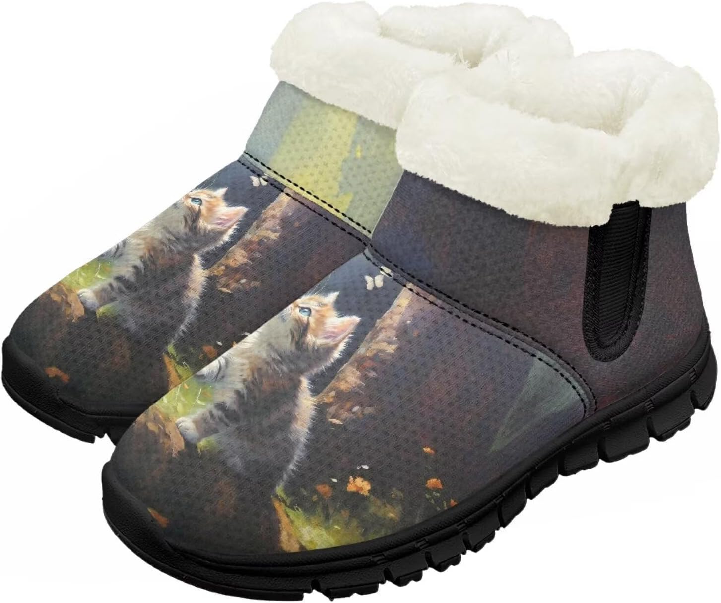 Зимние ботинки для девочек и мальчиков, ботильоны для детей, теплые с мехом, противоскользящие Pzuqiu, Cute Cat
Зимние ботинки для девочек и мальчиков, ботильоны для детей, теплые с мехом, противоскользящие Pzuqiu, Cute Cat