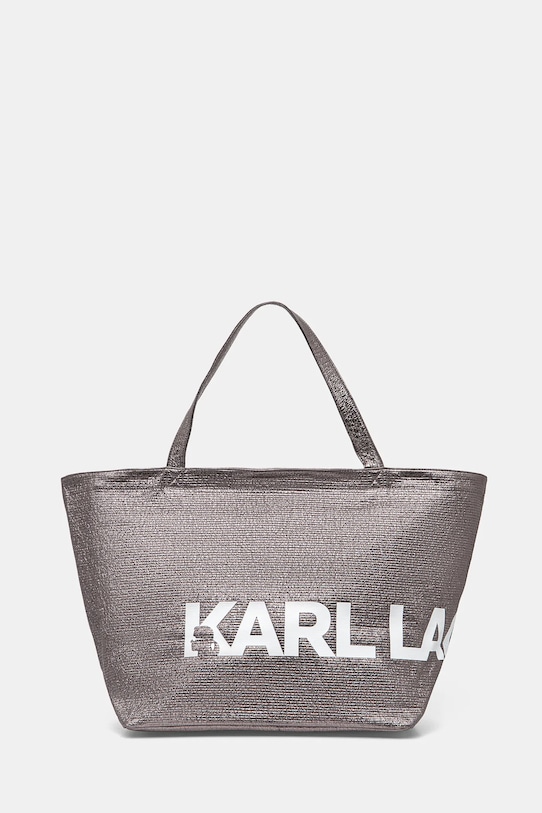 Хлопковая сумка Karl Lagerfeld, серебряный
Хлопковая сумка Karl Lagerfeld, серебряный