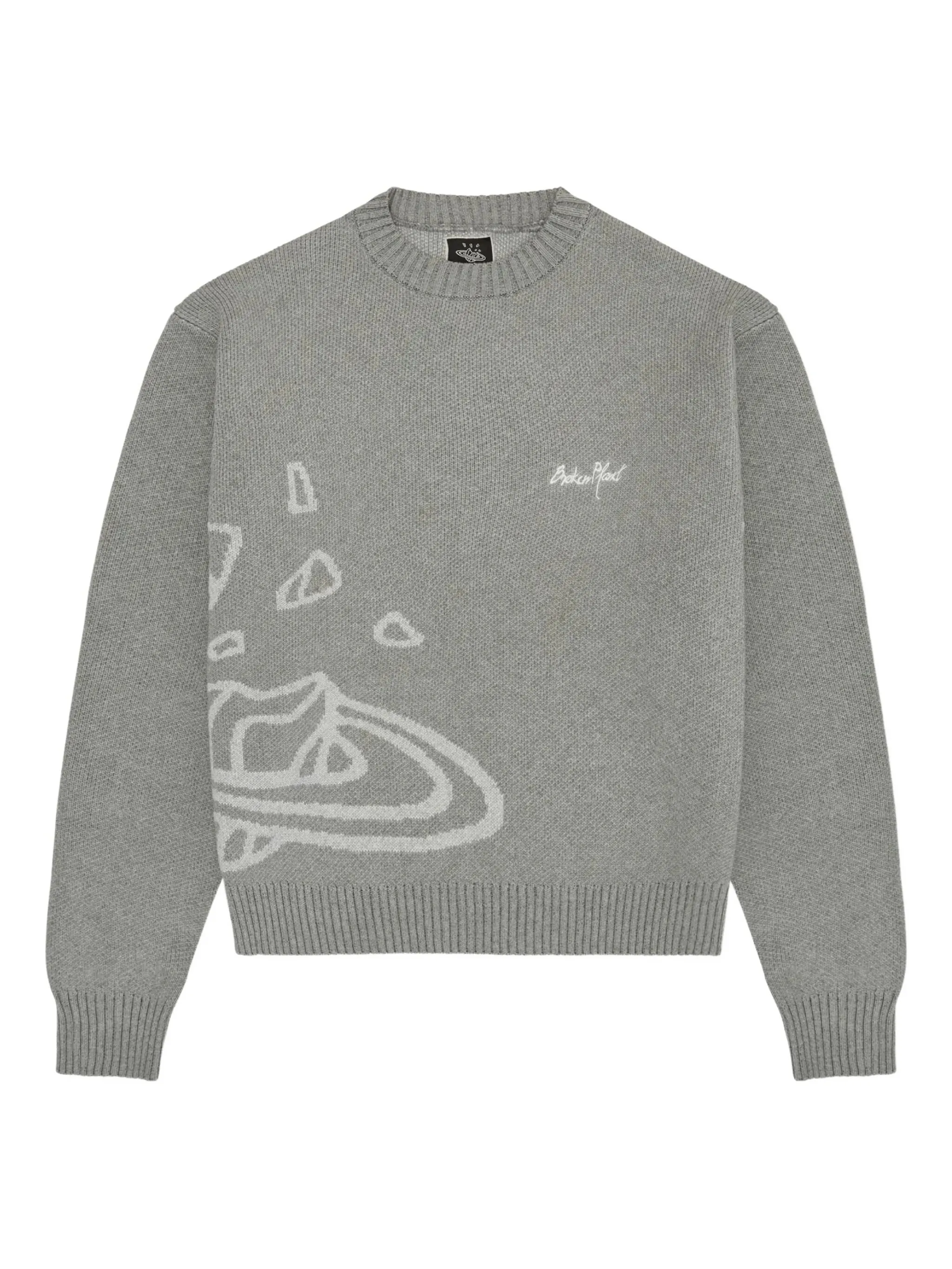 Свитер с круглым вырезом Broken Planet, серый
Свитер с круглым вырезом Broken Planet, серый