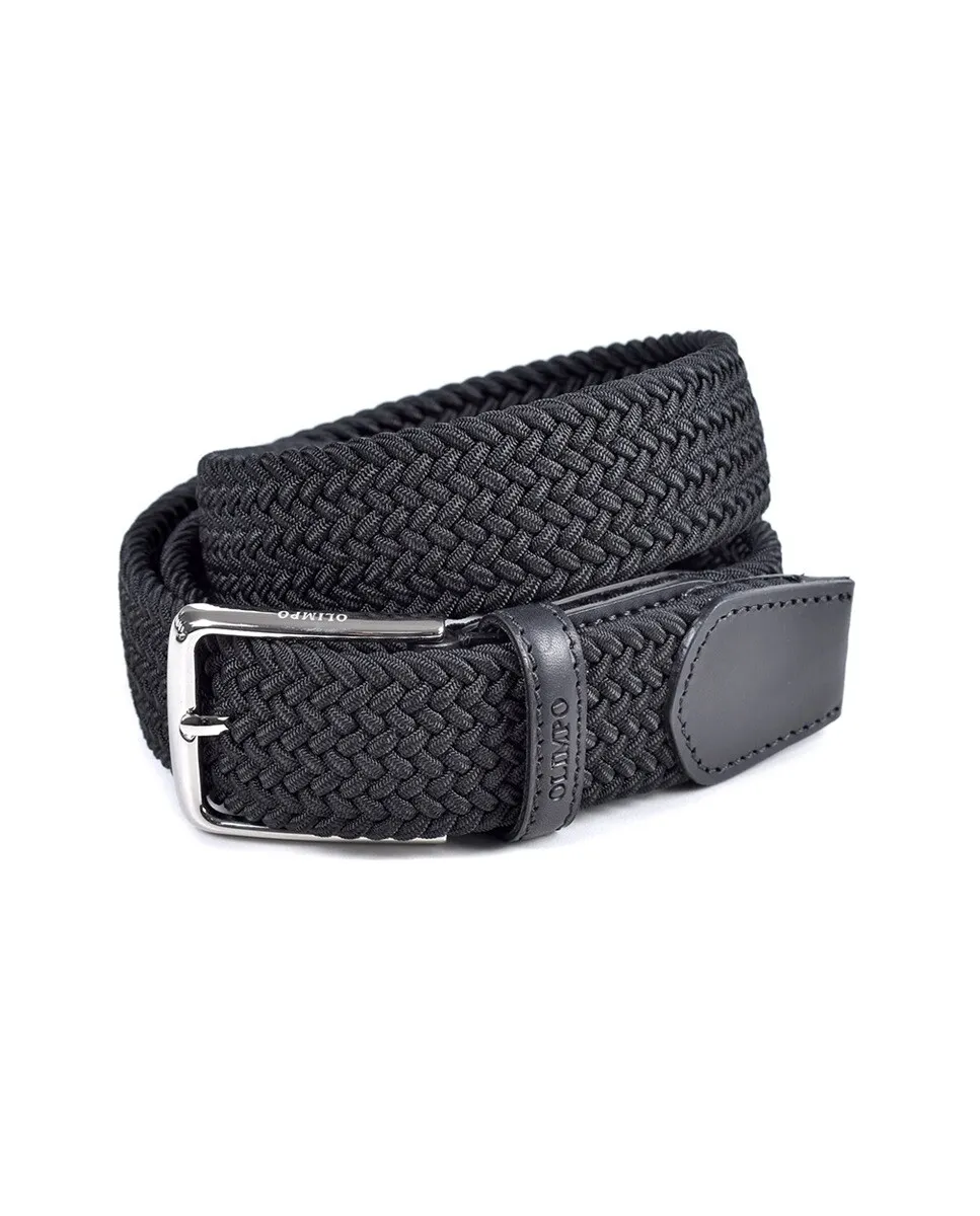 Мужской черный кожаный ремень Olimpo, черный
Мужской черный кожаный ремень Olimpo, черный