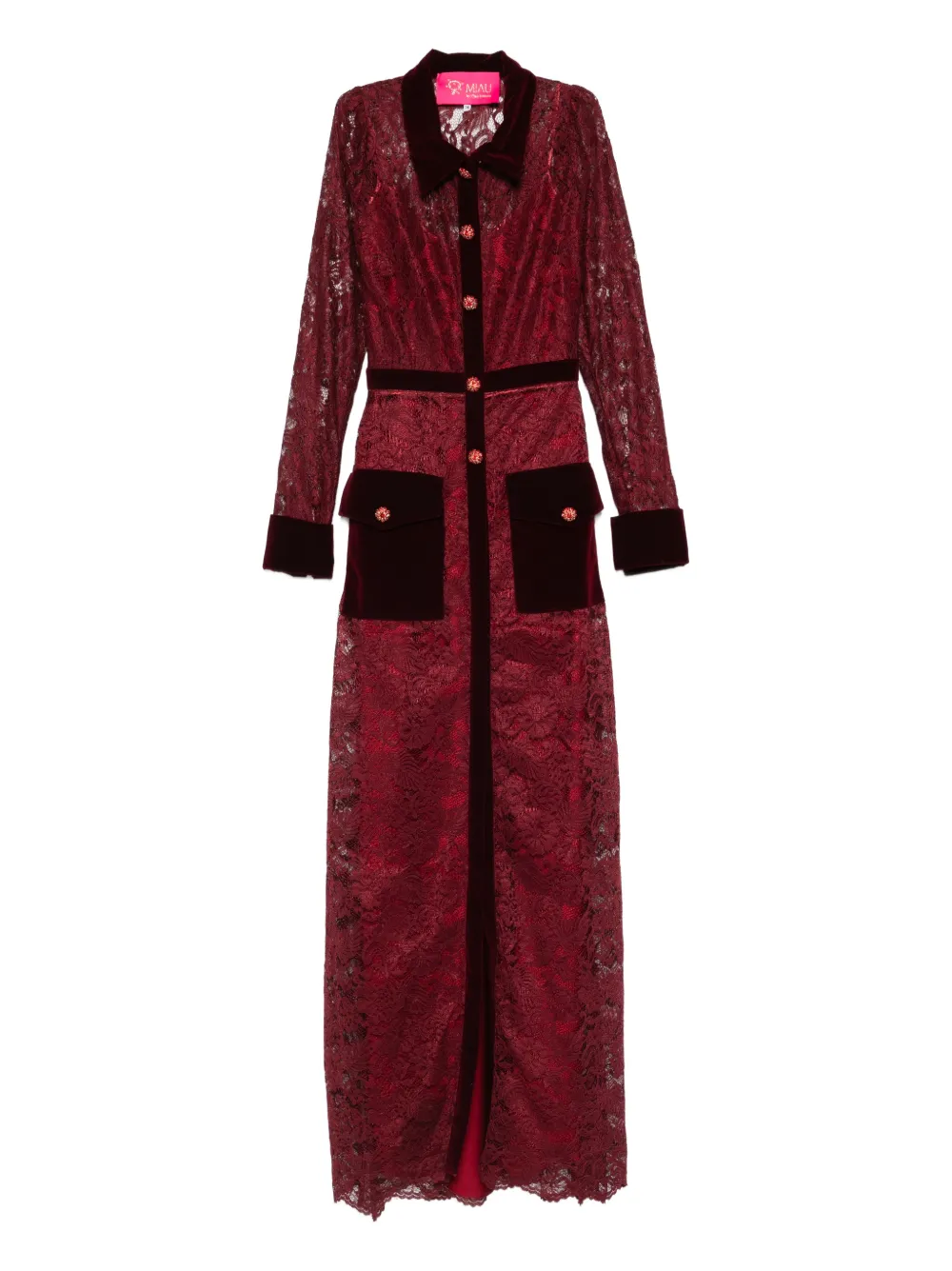 Красное макси-платье Miau By Clara Rotescu
Красное макси-платье Miau By Clara Rotescu