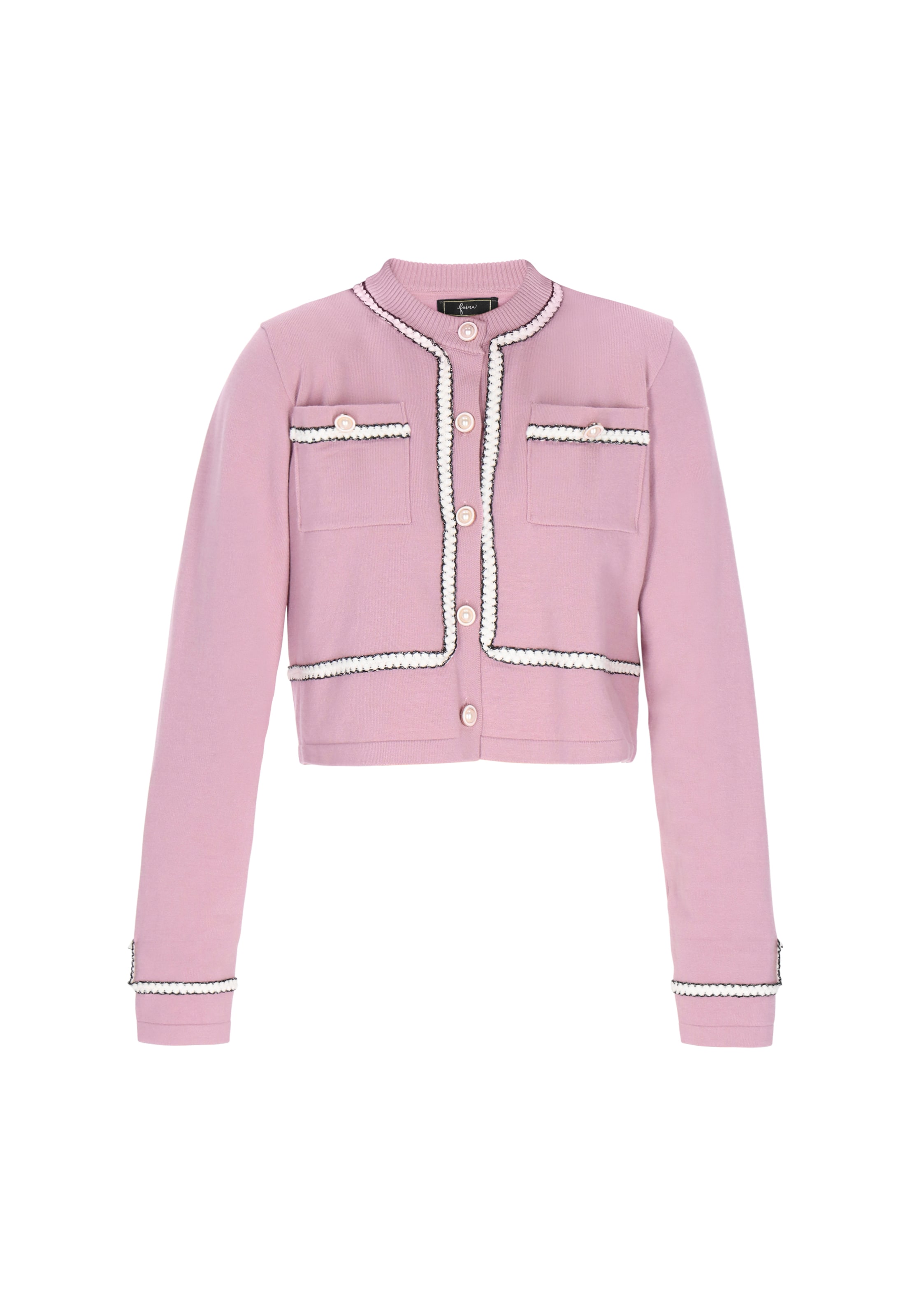 Faina Кардиган вяженый в пыльно-розовом цвете
Faina Кардиган вяженый в пыльно-розовом цвете