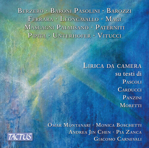 CD диск Barozzi / Boschetti / Chen: Lirica Da Camera Su Testi Di Pascoli Carducci Ti
CD диск Barozzi / Boschetti / Chen: Lirica Da Camera Su Testi Di Pascoli Carducci Ti