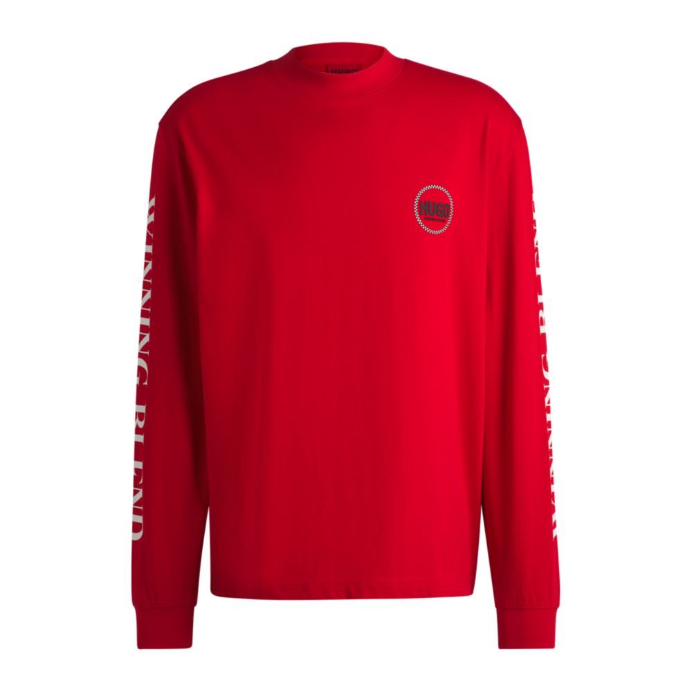 Футболка свободного кроя из хлопка с гоночными принтами HUGO, светло-розовый
Футболка свободного кроя из хлопка с гоночными принтами HUGO, светло-розовый