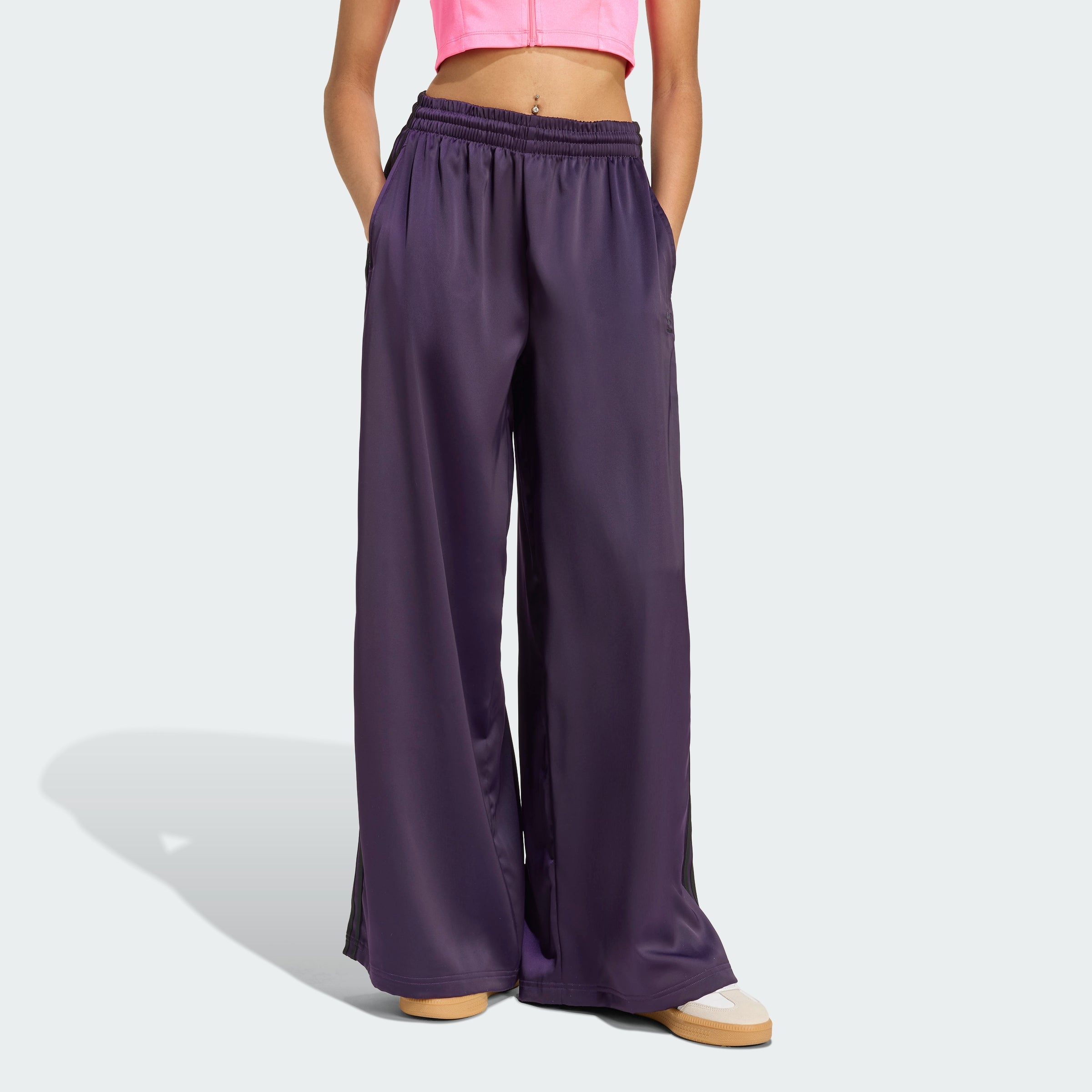 Женские спортивные брюки Adidas Adicolor Satin Wide Leg Track Pants, aurora plum/black
Женские спортивные брюки Adidas Adicolor Satin Wide Leg Track Pants, aurora plum/black