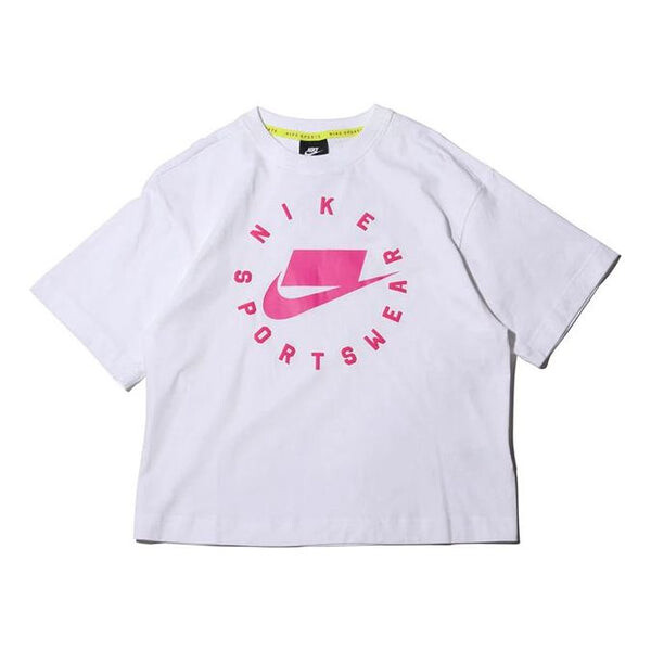 Футболка спортивная свободного кроя с коротким рукавом Nike, белый
Футболка спортивная свободного кроя с коротким рукавом Nike, белый