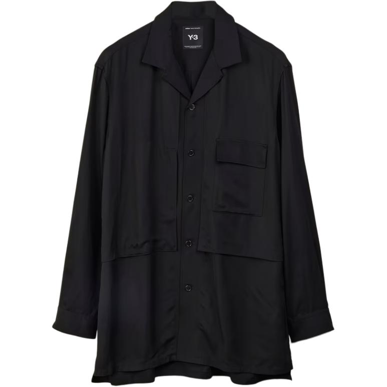 Рубашка из вискозной саржи Y-3, черный
Рубашка из вискозной саржи Y-3, черный