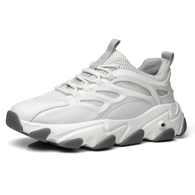 JUMP&FISH Мужские белые устойчивые к истиранию низкие кроссовки на платформе для увеличения роста, цвет White
JUMP&FISH Мужские белые устойчивые к истиранию низкие кроссовки на платформе для увеличения роста, цвет White