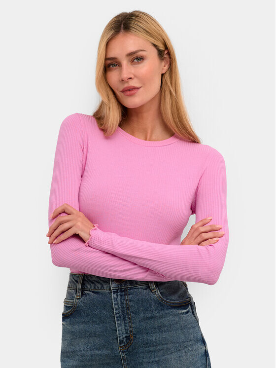 Узкая блузка Kaffe, розовый 
Узкая блузка Kaffe, розовый