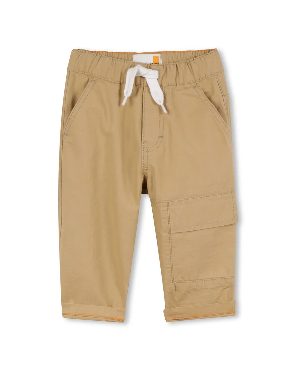 Брюки для мальчика в цвете натурального хлопка Timberland, бежевый
Брюки для мальчика в цвете натурального хлопка Timberland, бежевый