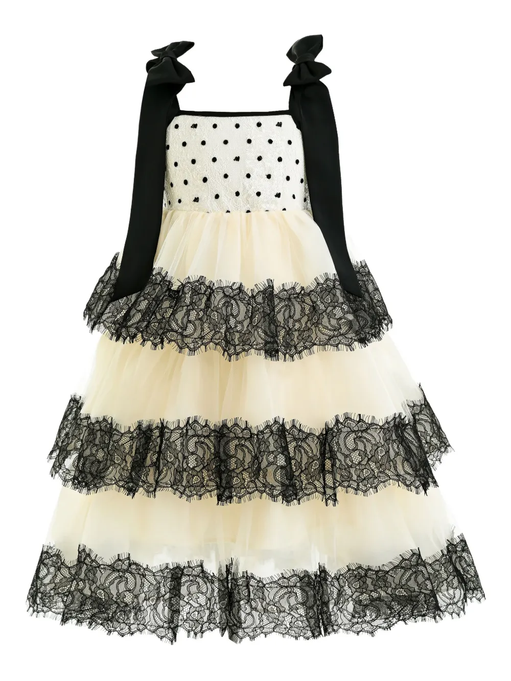 Кружевное платье в горошек Tulleen, белый
Кружевное платье в горошек Tulleen, белый