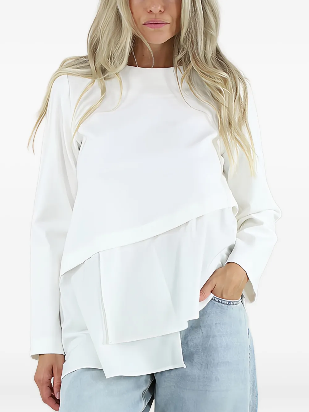 Многослойный асимметричный топ MAglia MeimeiJ, белый
Многослойный асимметричный топ MAglia MeimeiJ, белый