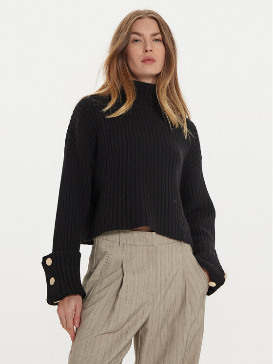 Свитер с высоким воротником обычного кроя Vicolo, черный
Свитер с высоким воротником обычного кроя Vicolo, черный