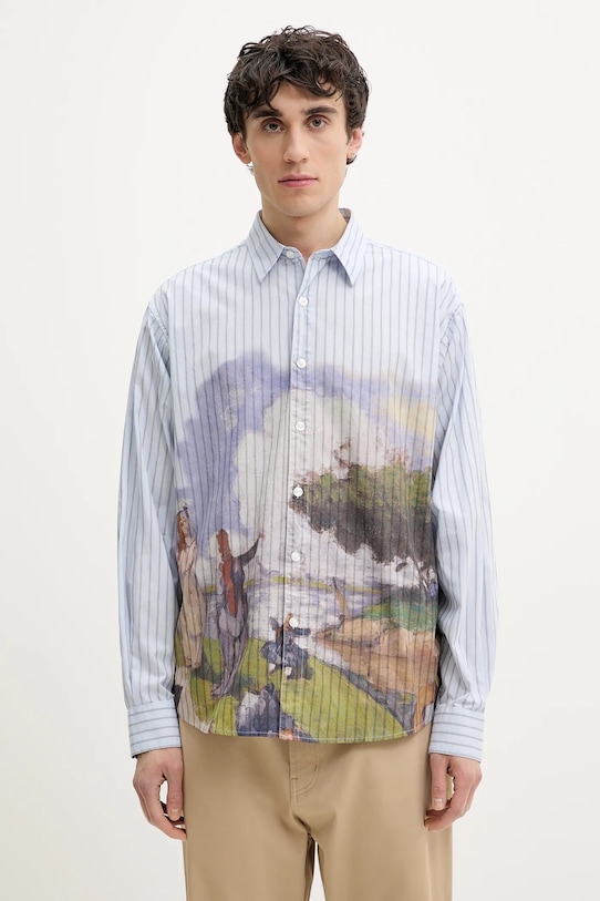 Хлопковая рубашка ARTWORK Desigual, синий
Хлопковая рубашка ARTWORK Desigual, синий