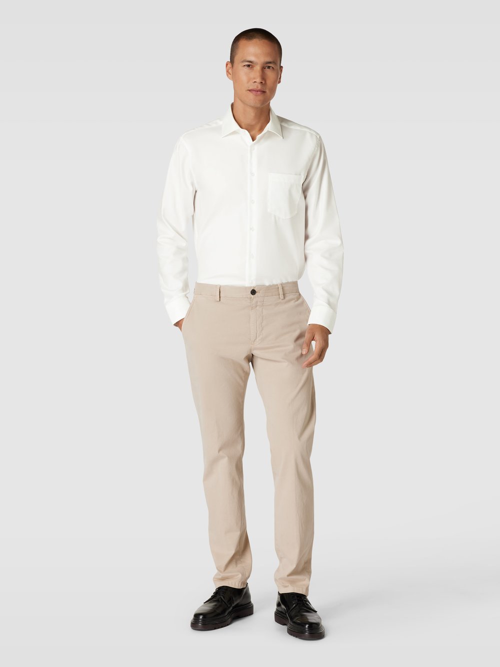 Рубашка делового покроя прямого кроя из ткани Big Twill SEIDENSTICKER REGULAR FIT, экрю
Рубашка делового покроя прямого кроя из ткани Big Twill SEIDENSTICKER REGULAR FIT, экрю