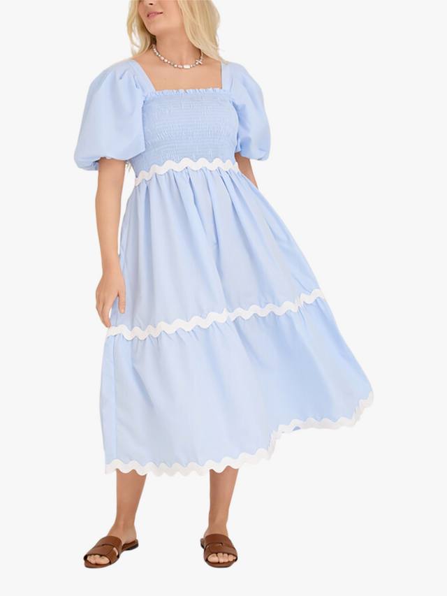 Миди-платье с пышными рукавами jonna A-VIEW, светло-синий
Миди-платье с пышными рукавами jonna A-VIEW, светло-синий