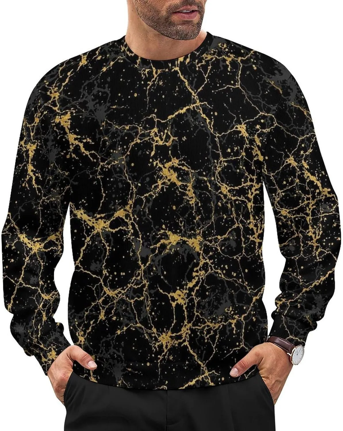 Мужской свитер с длинным рукавом, мягкий и свободный Meaudiwes
Мужской свитер с длинным рукавом, мягкий и свободный Meaudiwes