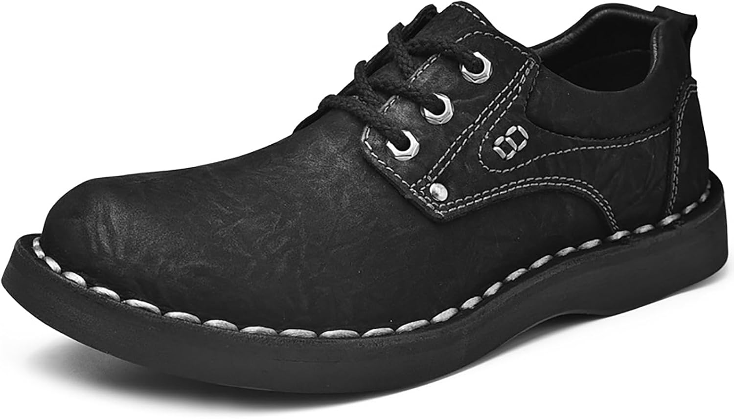 Мужские лоферы из натуральной кожи на шнуровке, ручная строчка, ретро стиль, удобные, с круглым носком, противоскользящие, с мягкой подошвой, повседневные кроссовки, работы и прогулок Loveheynew, черный
Мужские лоферы из натуральной кожи на шнуровке, ручная строчка, ретро стиль, удобные, с круглым носком, противоскользящие, с мягкой подошвой, повседневные кроссовки, работы и прогулок Loveheynew, черный