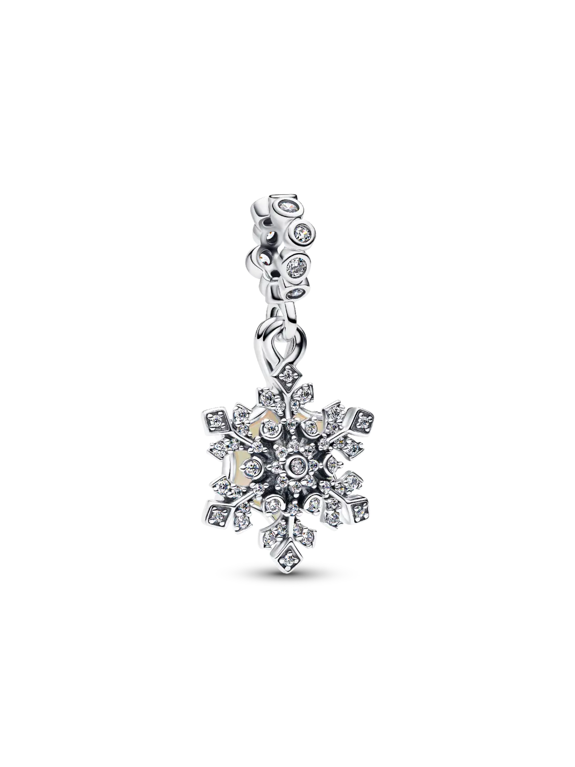 Шарм Pandora Opalescent Snowflake Double Dangle, серебро 925 пробы
Шарм Pandora Opalescent Snowflake Double Dangle, серебро 925 пробы
