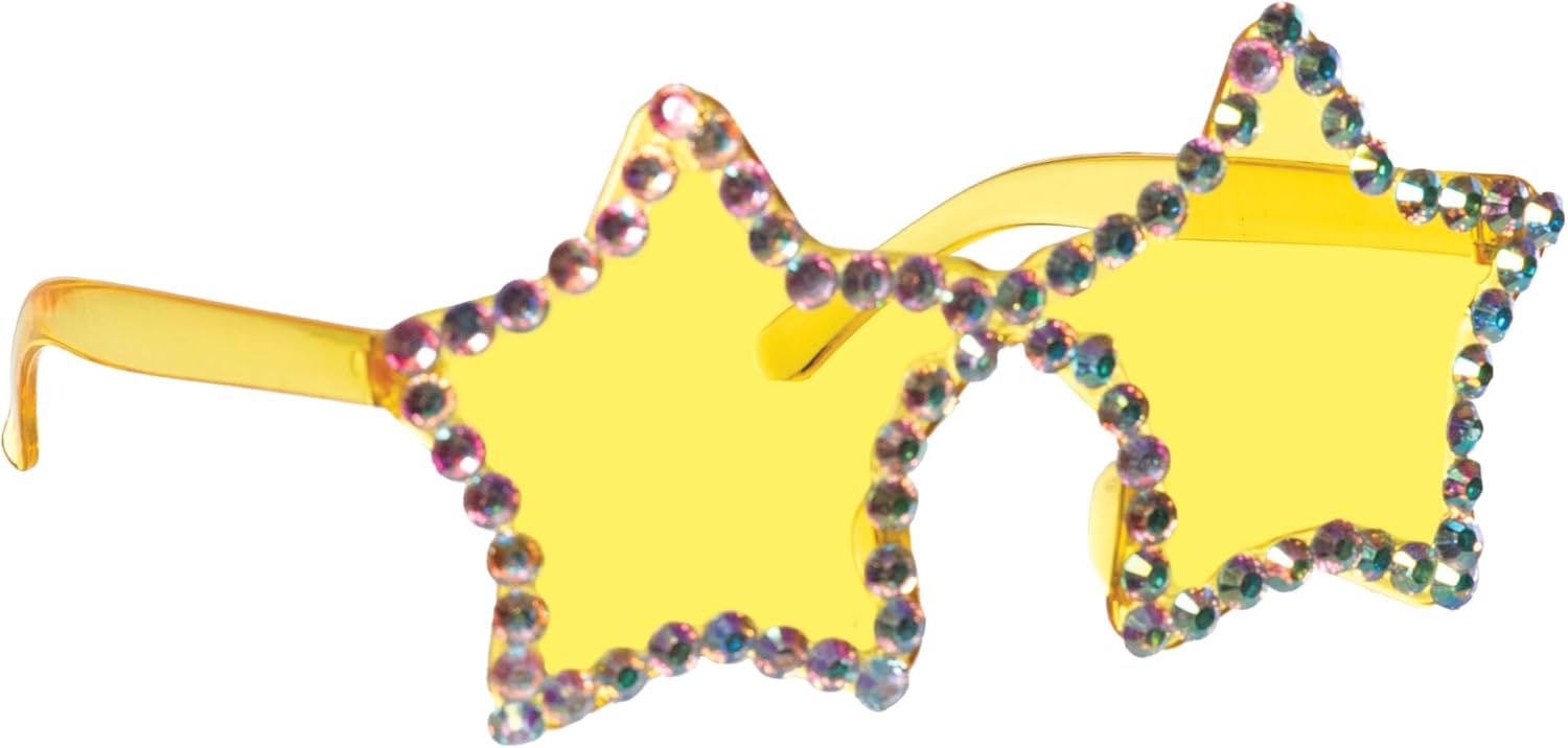 Солнцезащитные очки UNDERWRAPS с желтыми звездами и стразами для взрослых и детей - желтые солнцезащитные очки со стразами для женщин, модные аксессуары желтого цвета, солнцезащитные очки для вечеринок (один размер)
Солнцезащитные очки UNDERWRAPS с желтыми звездами и стразами для взрослых и детей - желтые солнцезащитные очки со стразами для женщин, модные аксессуары желтого цвета, солнцезащитные очки для вечеринок (один размер)