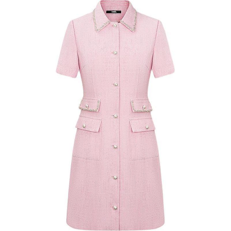 KARL LAGERFELD Женское розовое платье с короткими рукавами KARL LAGERFELD / Karl Lagerfeld Jeans
KARL LAGERFELD Женское розовое платье с короткими рукавами KARL LAGERFELD / Karl Lagerfeld Jeans