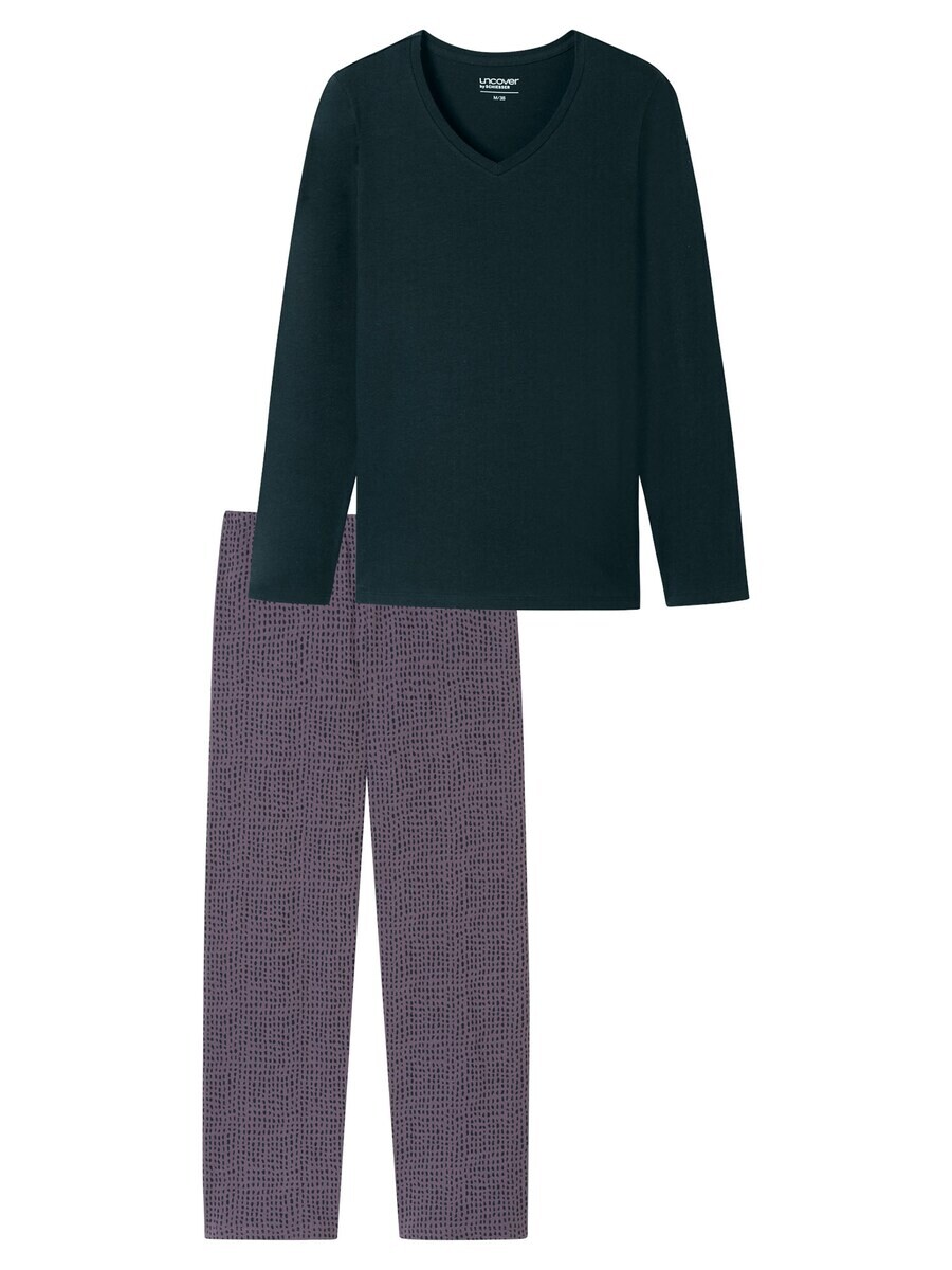 Пижама SCHIESSER Pajama UNCOVER Nightwear, ночной синий
Пижама SCHIESSER Pajama UNCOVER Nightwear, ночной синий