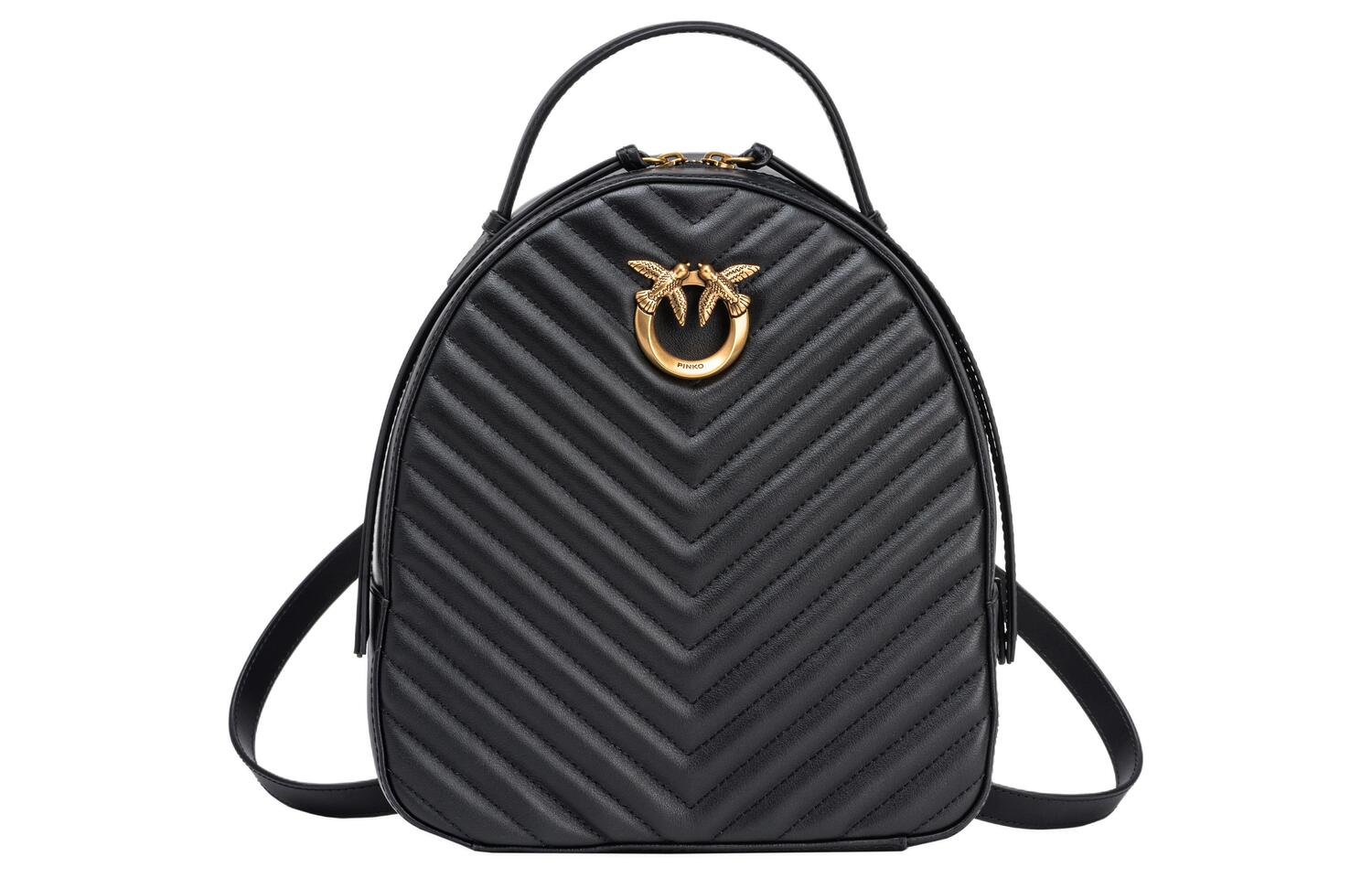 Рюкзак женский из кожи коровы черный PINKO
Рюкзак женский из кожи коровы черный PINKO