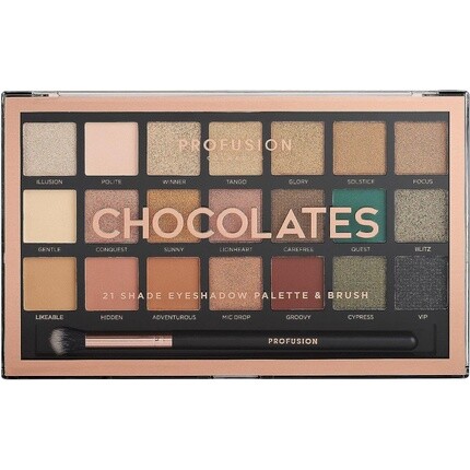 Палитра теней для век с 21 оттенком, Profusion Cosmetics
Палитра теней для век с 21 оттенком, Profusion Cosmetics