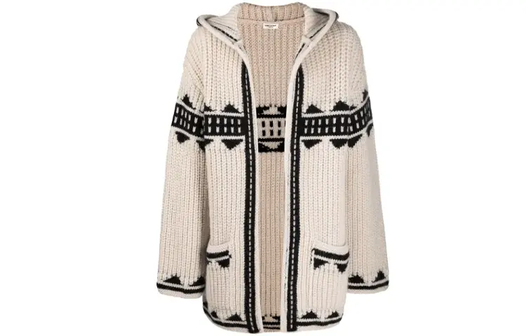 SAINT LAURENT FW21 Вязаный свитер мужской Ecru
SAINT LAURENT FW21 Вязаный свитер мужской Ecru